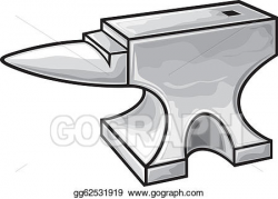 Vector Art - Anvil. Clipart Drawing gg62531919 - GoGraph