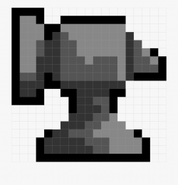 Pixel Anvil Remix - Anvil Pixel Art #2084179 - Free Cliparts ...