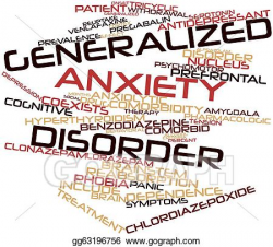 Clip Art - Generalized anxiety disorder. Stock Illustration ...