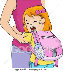 EPS Vector - Separation anxiety. Stock Clipart Illustration ...