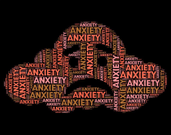 Get Free Stock Photo of Anxiety Word Shows Tenseness Text And Words ...