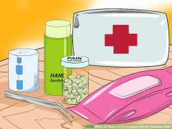 How to Make an Emergency Kit for Teenage Girls (with Pictures)
