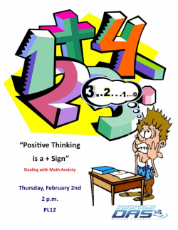 Positive Thinking is a Sign: Dealing with Math Anxiety | Wesley College