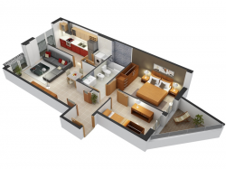 2 Bedroom Apartment/House Plans