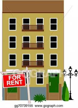 Vector Illustration - Apartment for rent. EPS Clipart ...