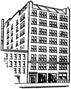 Eight Story Apartment Building | ClipArt ETC
