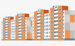 Condominium, High Rise, Building, Cartoon PNG Image and Clipart for ...