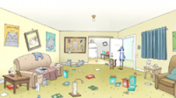 Messy Living Room Cartoon | Conceptstructuresllc.com