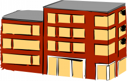 Clipart - Apartment building