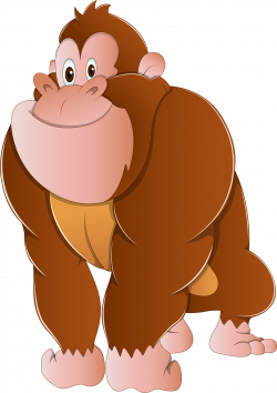 Gorilla Ape Clip art - Cartoon Gorilla 2422*3435 transprent Png Free ...