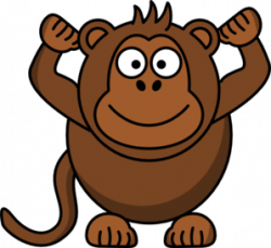 Monkey Clipart Black And White | Clipart Panda - Free Clipart Images