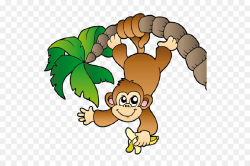Monkey Tree Royalty-free Clip art - Cartoon Monkey Cliparts png ...