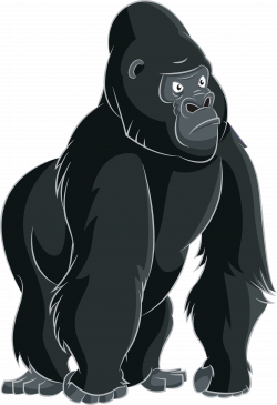 Gorilla Ape Cartoon Clip art - gorilla png download - 2728 ...