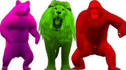 Colors for Kids | Dinosaurs Gorilla Lion Colors Finger Family Song ...