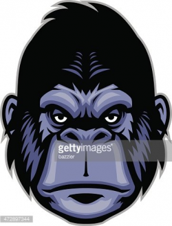 Gorilla Head Mascot premium clipart - ClipartLogo.com
