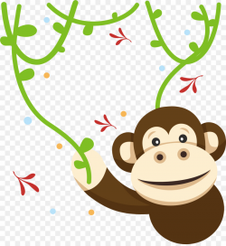 Gorilla Monkey Jungle Clip art - Gorillas in the jungle png download ...