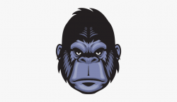 Ape Clipart Jungle Gorilla - Mixed Martial Arts Gorilla ...