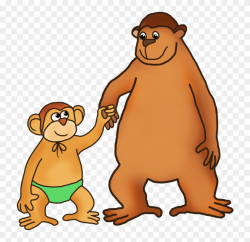 Png Royalty Free Library Ape Clipart Baby - Monkey ...