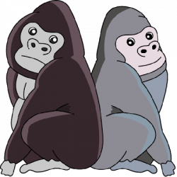 Mountain Gorilla Cartoon Free Download Clip Art - carwad.net