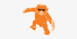 Ape Clipart Orange Monkey - Monkey Transparent PNG - 366x365 ...