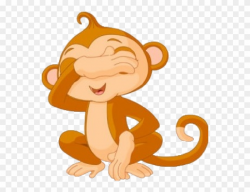 Clipart Baby Monkey - Transparent Background Monkey Clipart ...