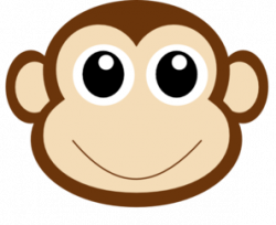 Monkey 1 Clip Art at Clker.com - vector clip art online, royalty ...
