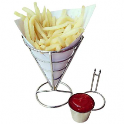 Amazon.com | Fries Foods Stand Holder, FTXJ French Fry Chips Cone ...