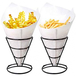 Amazon.com: 1 X 2 French Fry Stand Cone Basket Holder by Cobble ...