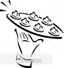 Passed Appetizers Clipart | Catering Clipart