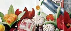 Fancy fruit & veg! Do-it-yourself garnishes (1965) - Click Americana