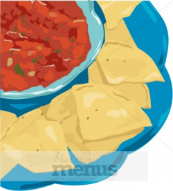Chips and Salsa Clip Art | Mexican Food Clipart