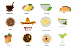 Mexico Clip Art, mexican food clipart, mexican cuisine Tacos ...