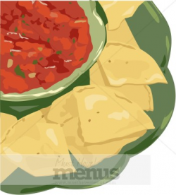 Tortilla Chips Clip Art | Mexican Food Clipart
