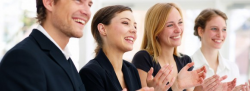 Applause and clapping in presentations