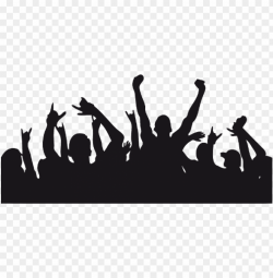 icture black and white crowd applause clipart - youth ...