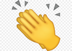 Clapping Emoji Applause Emoticon - applause png download - 610*640 ...