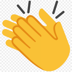 Clapping Emoji Hand Noto fonts Applause - applause png download ...