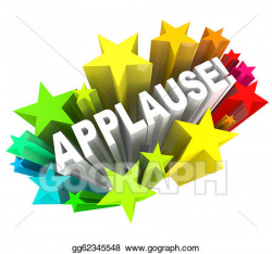 Stock Illustrations - Applause word appreciation ovation approval ...