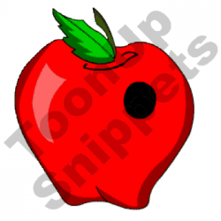 Apple clipart worm GIF - shared by Adorara on GIFER