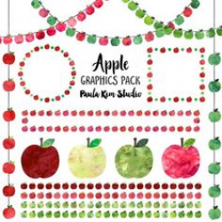 Hey Friends!! Grab this awesome set of FREE apple clipart images ...