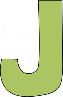Classy Letter J Clipart Green Clip Art Image - cilpart