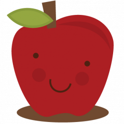 cute apple clipart smile - WikiClipArt