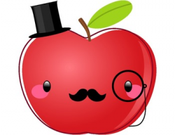 Freebie - Dapper Apple Clipart by Bubbly Cute | Teachers Pay Teachers