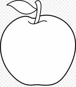 Black and white Line art Cartoon Clip art - White Apple Cliparts png ...