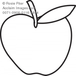 Line Drawing Of Apple at GetDrawings.com | Free for personal use ...