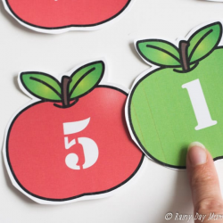 Red Apple Number Bonds to 10 - Preschool Mathematics