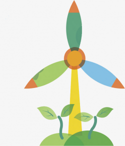 Colorful Windmills, Windmill, Well Done!, Green Sapling PNG Image ...
