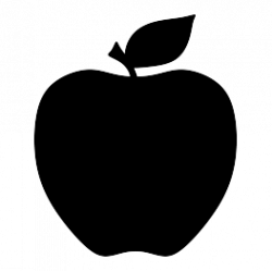 FREE SVG Apple Silhouette | Graphics | Pinterest | Silhouettes ...