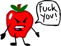 Angry Apple by Slainmonkey on DeviantArt