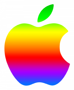 Colored Modern Apple Logo 2 by GreenMachine987 on DeviantArt